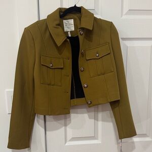Avec Les Filles Jacket in Olive with Tags